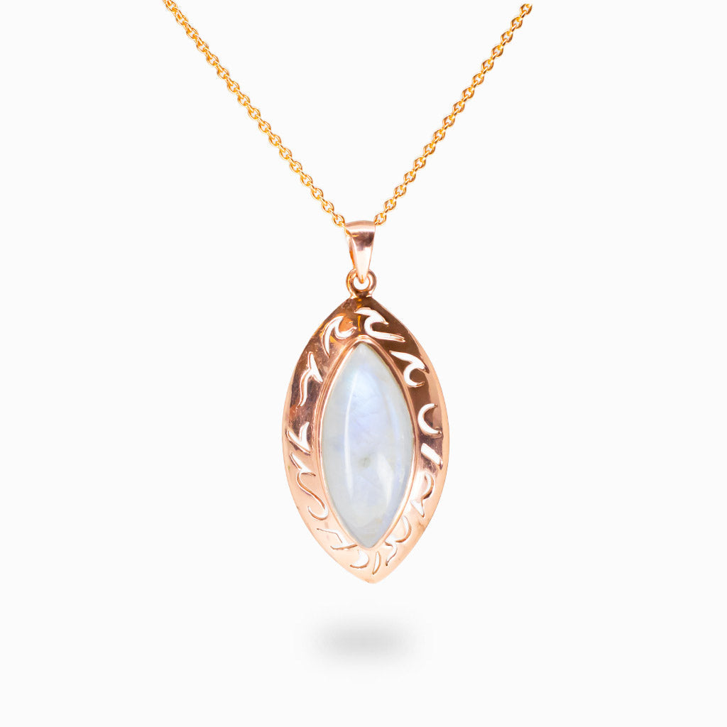 Rainbow Moonstone Necklace