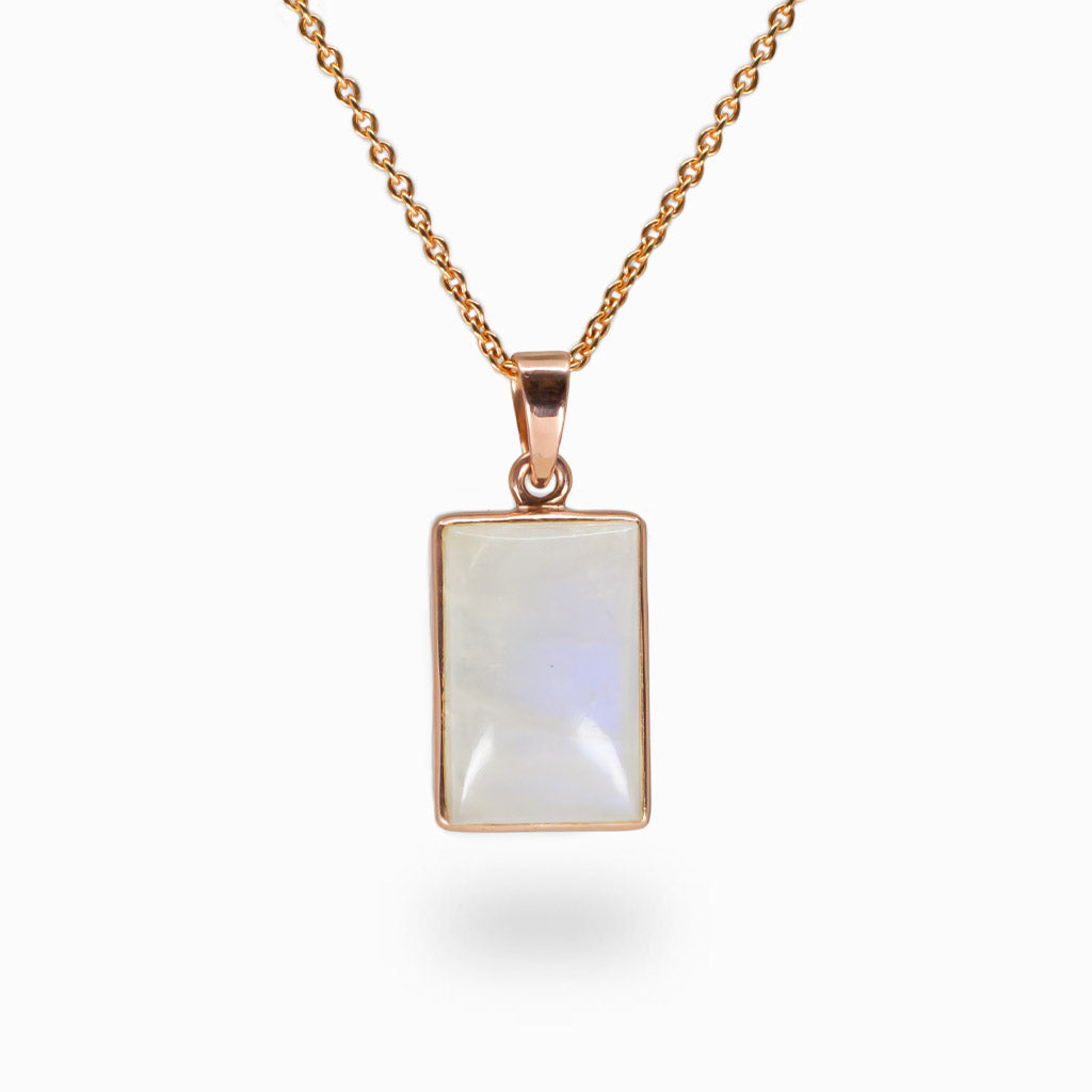 Rainbow Moonstone Necklace