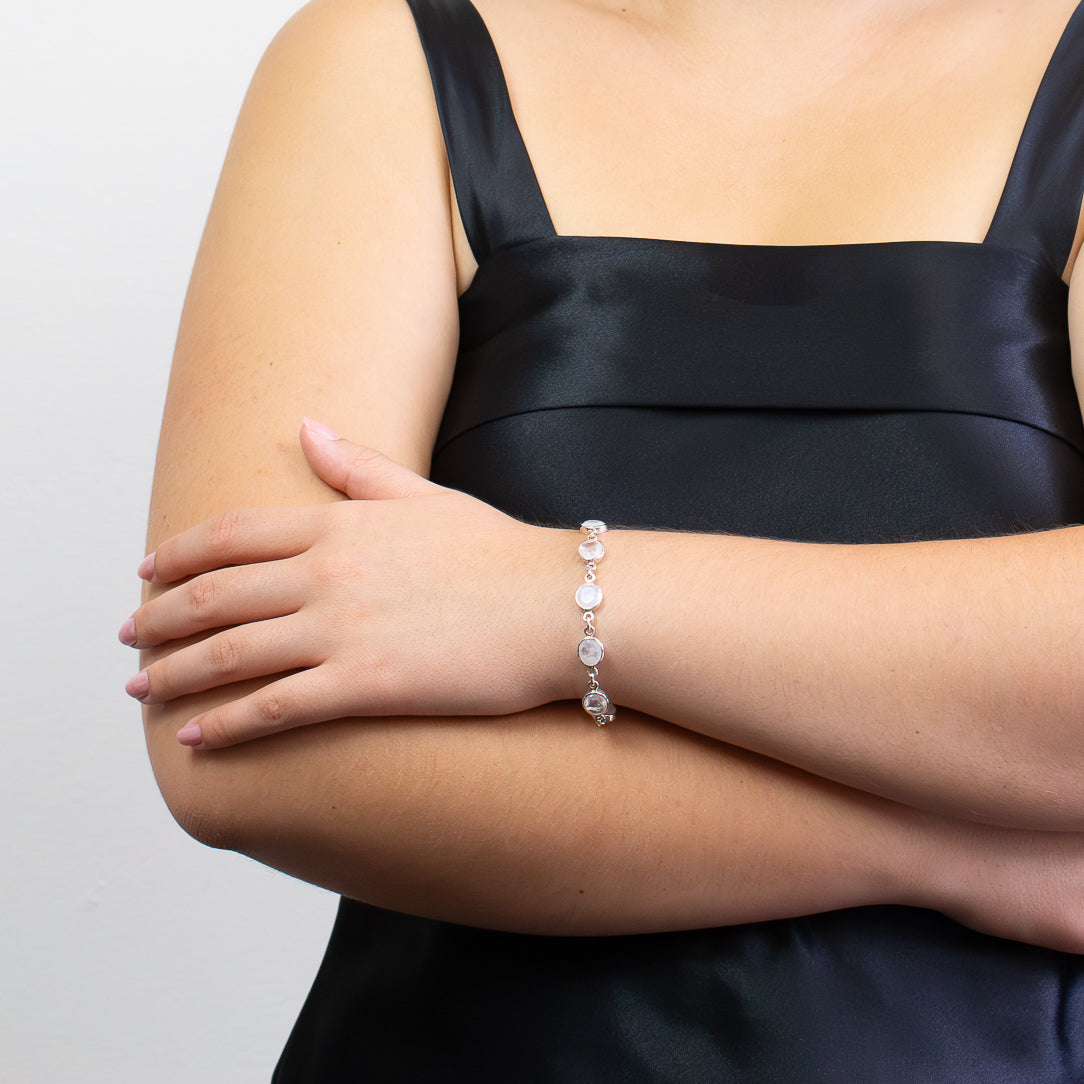 Rainbow Moonstone Bracelet