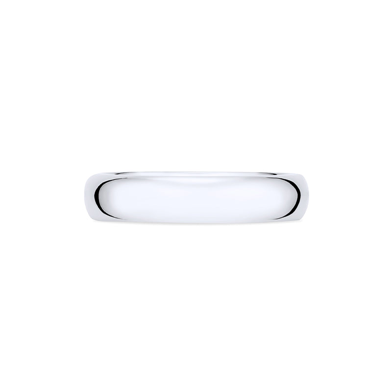 [Noah] Men's Classic Comfort Fit Band with Hidden Opal, 5mm