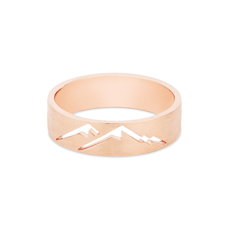 [Atlas & Gaia] Mountaineer Lovers Adventure Wedding Bands
