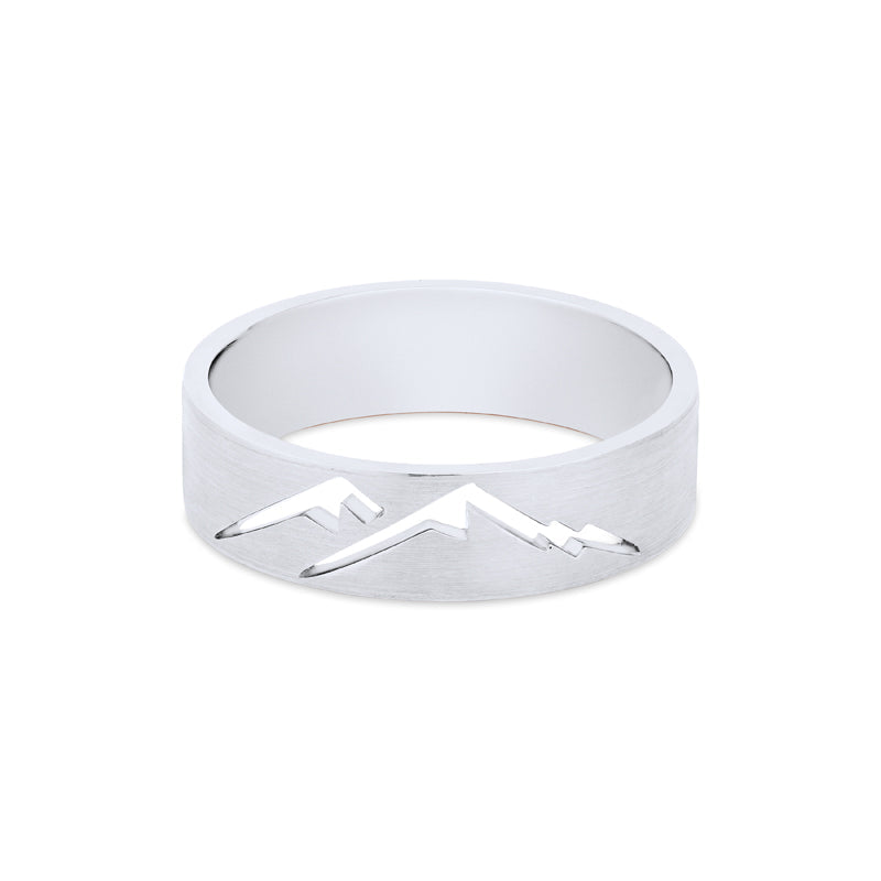 [Atlas & Gaia] Mountaineer Lovers Adventure Wedding Bands