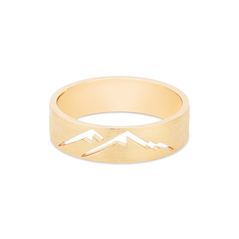 [Atlas & Gaia] Mountaineer Lovers Adventure Wedding Bands
