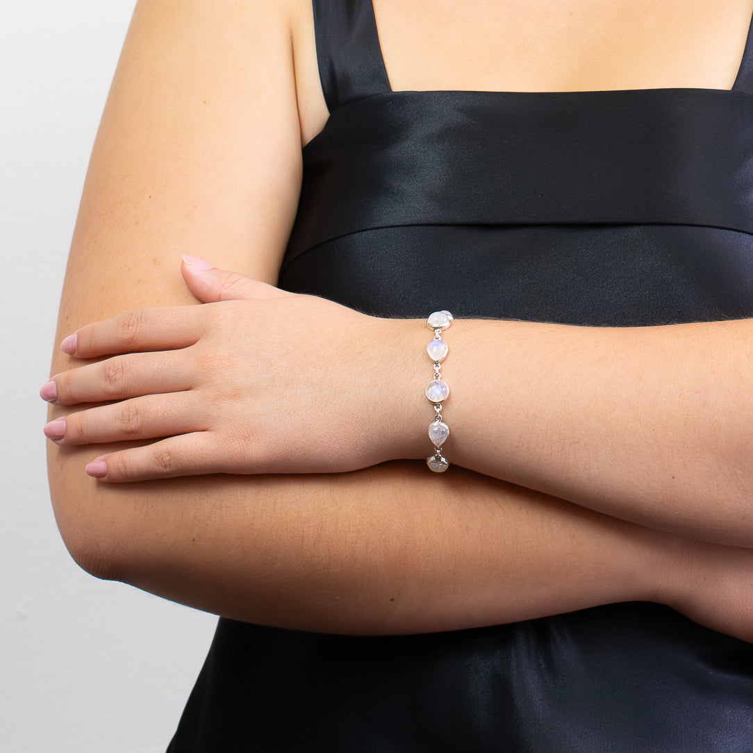 Rainbow Moonstone Bracelet
