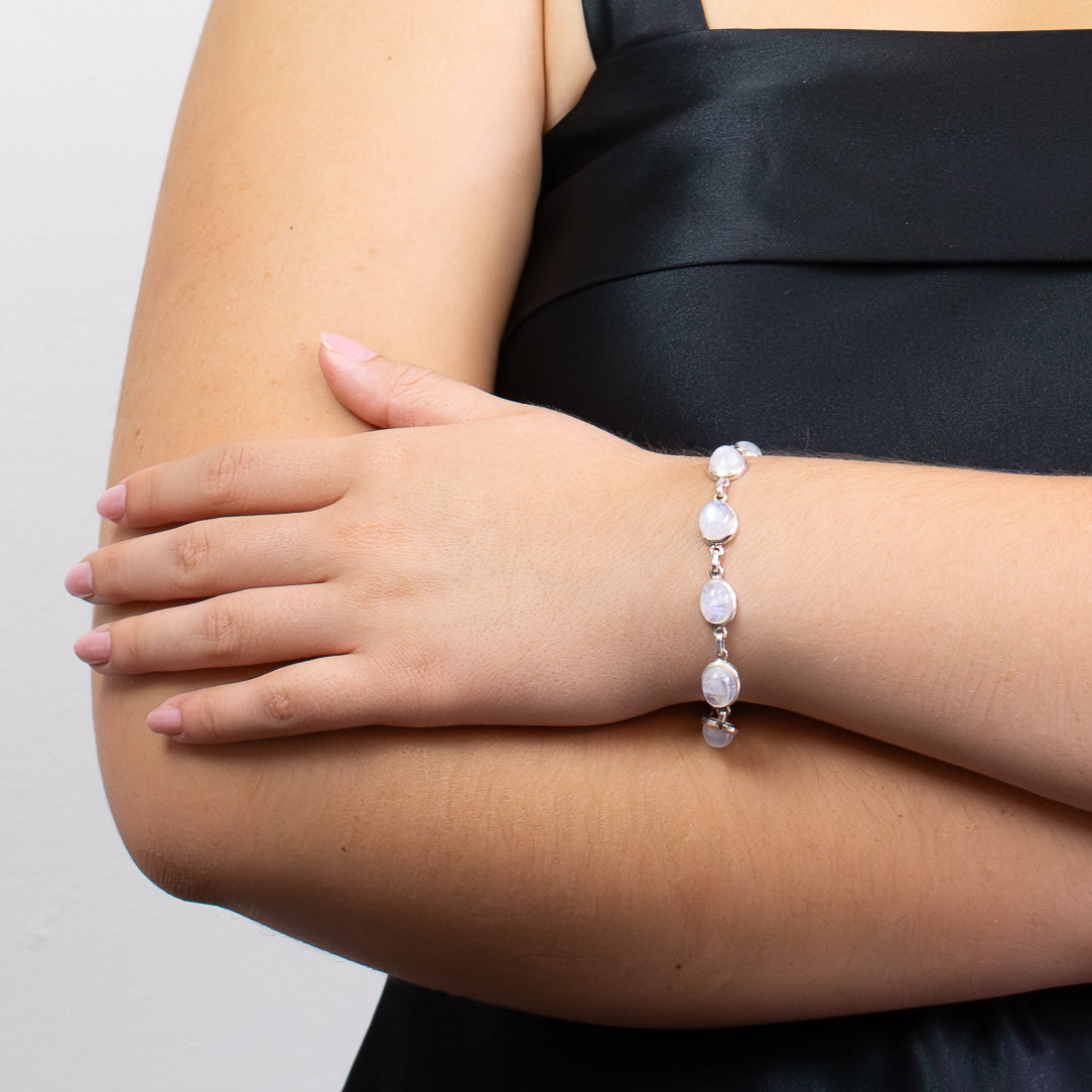 Rainbow Moonstone Bracelet