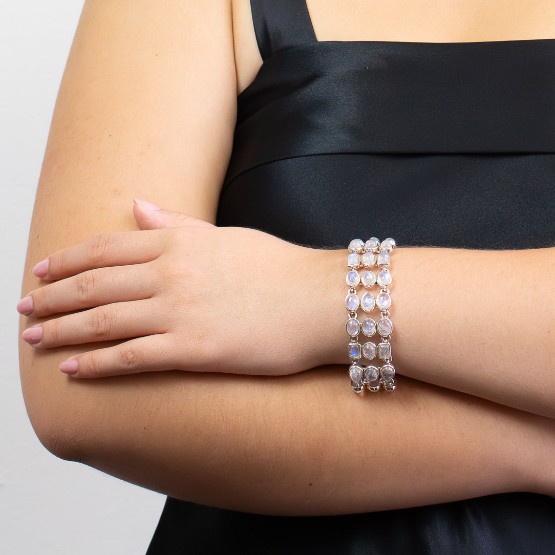 Rainbow Moonstone Bracelet