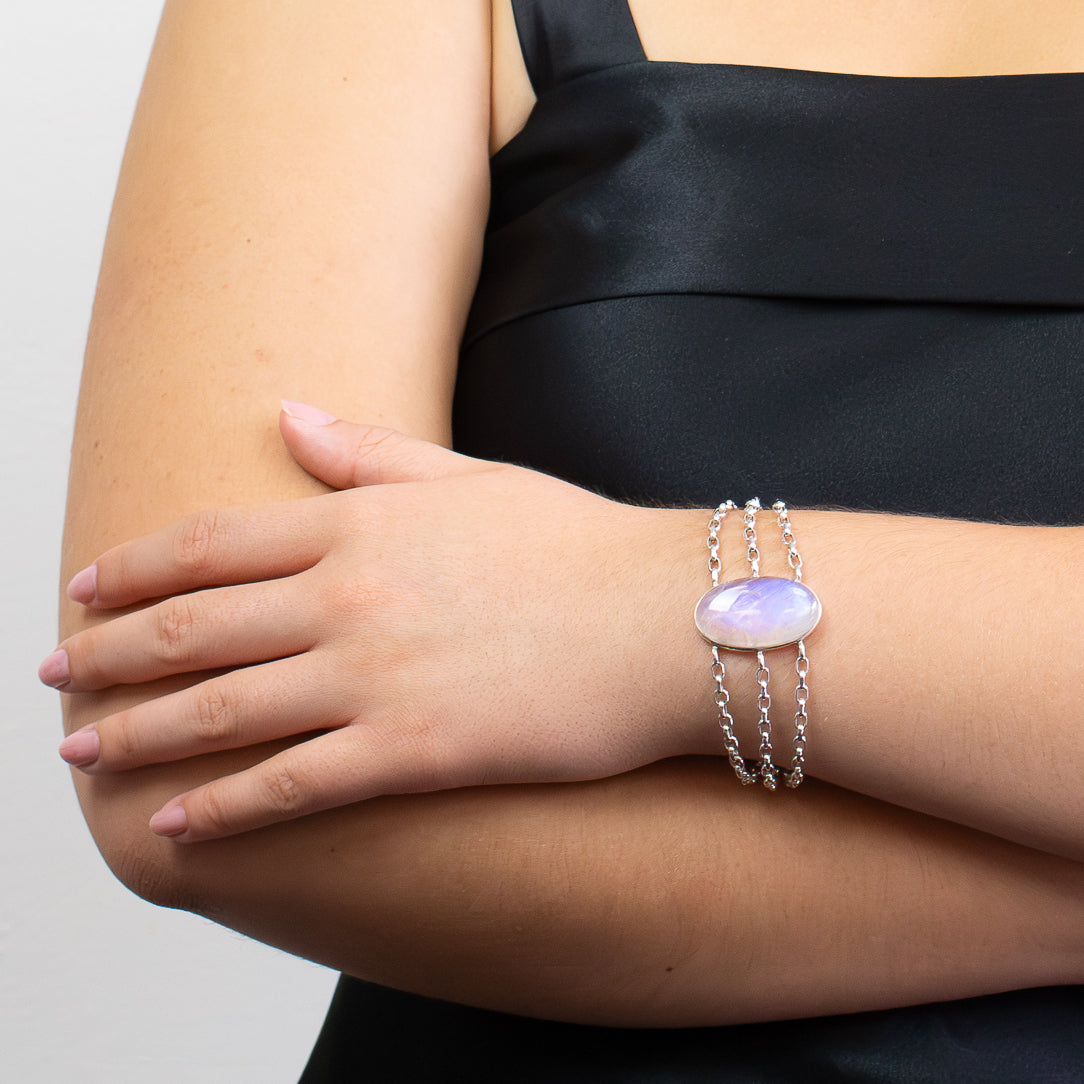 Rainbow Moonstone Bracelet