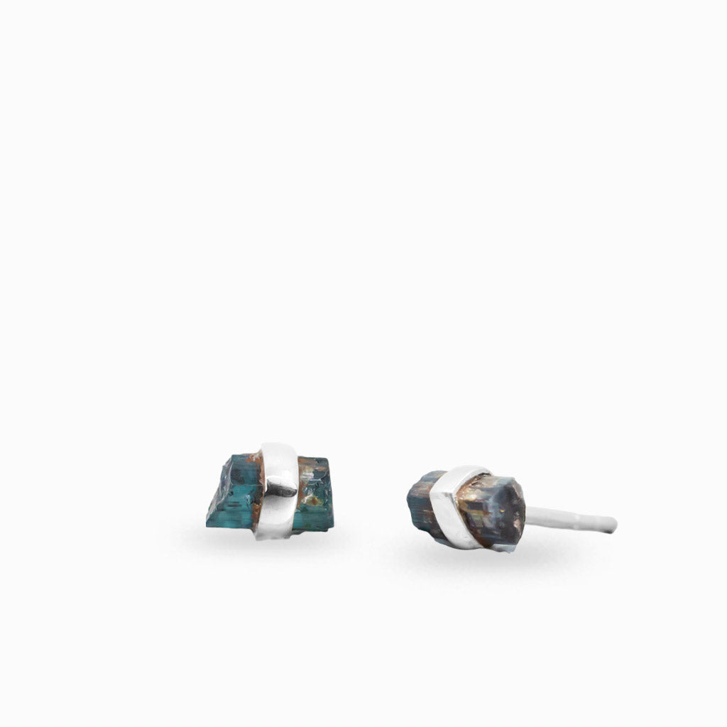 Green Tourmaline Drop Earrings