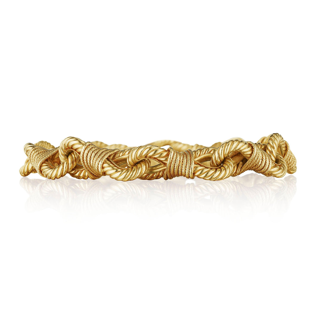 French Mid-Century 18K Gold Bracelet