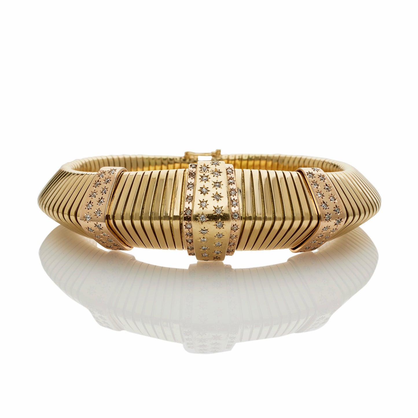French Retro Triangular "Tubogas"  Bracelet