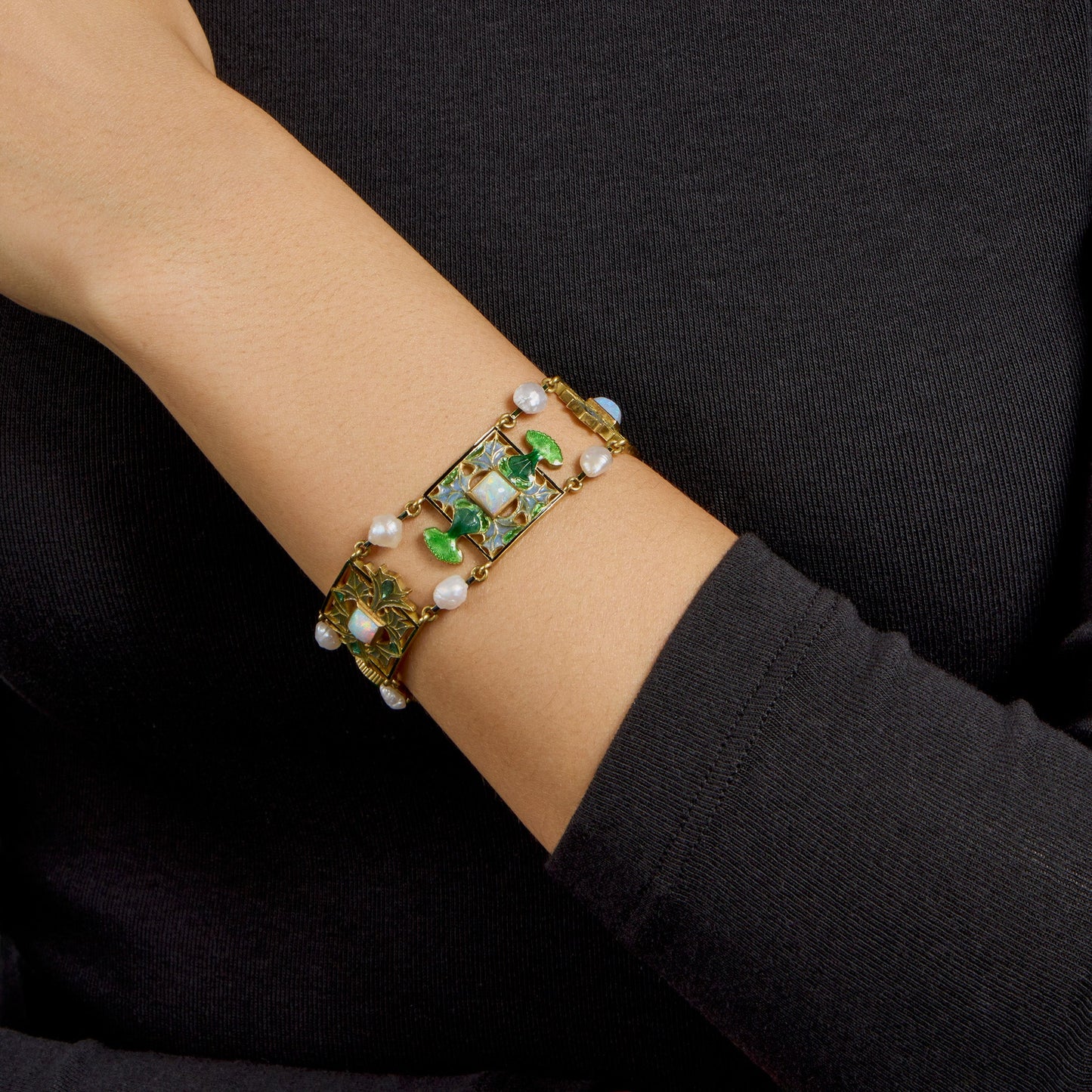 René Lalique "Thistle of Lorraine" Bracelet