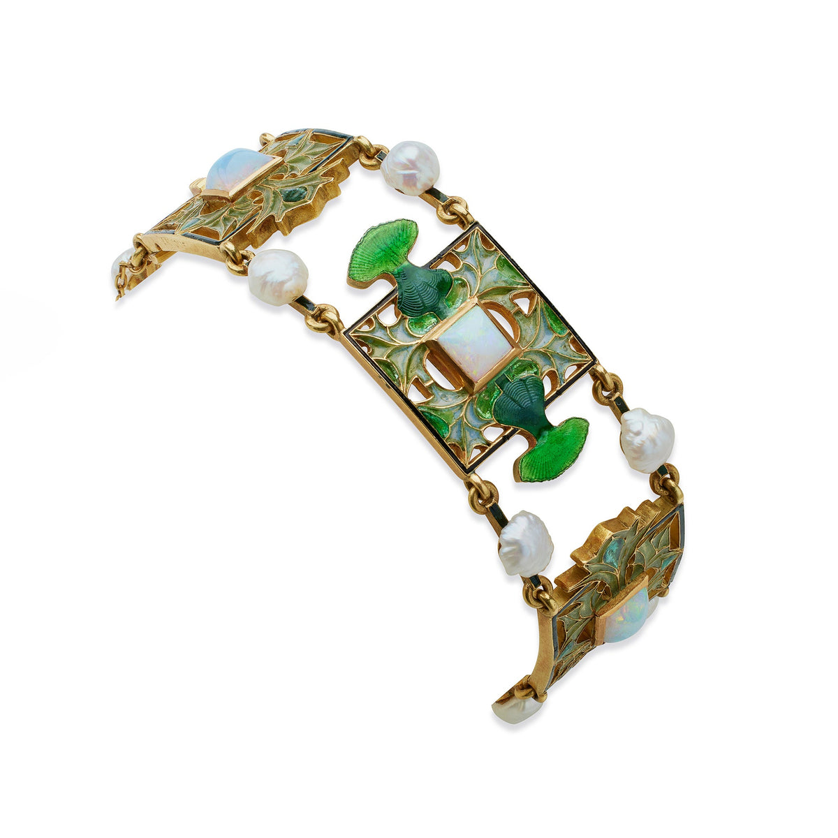 René Lalique "Thistle of Lorraine" Bracelet