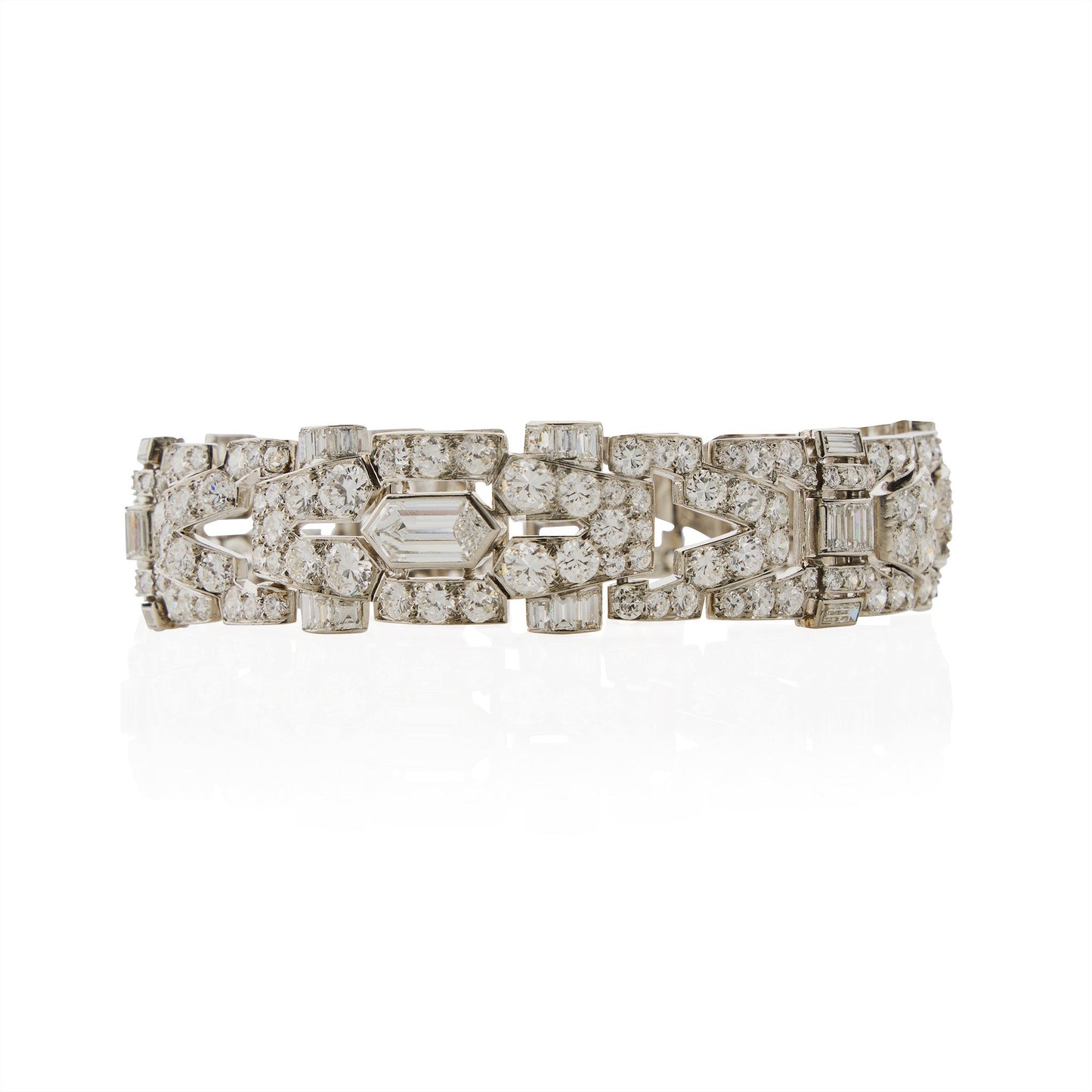 1930s Art Deco Diamond Bracelet