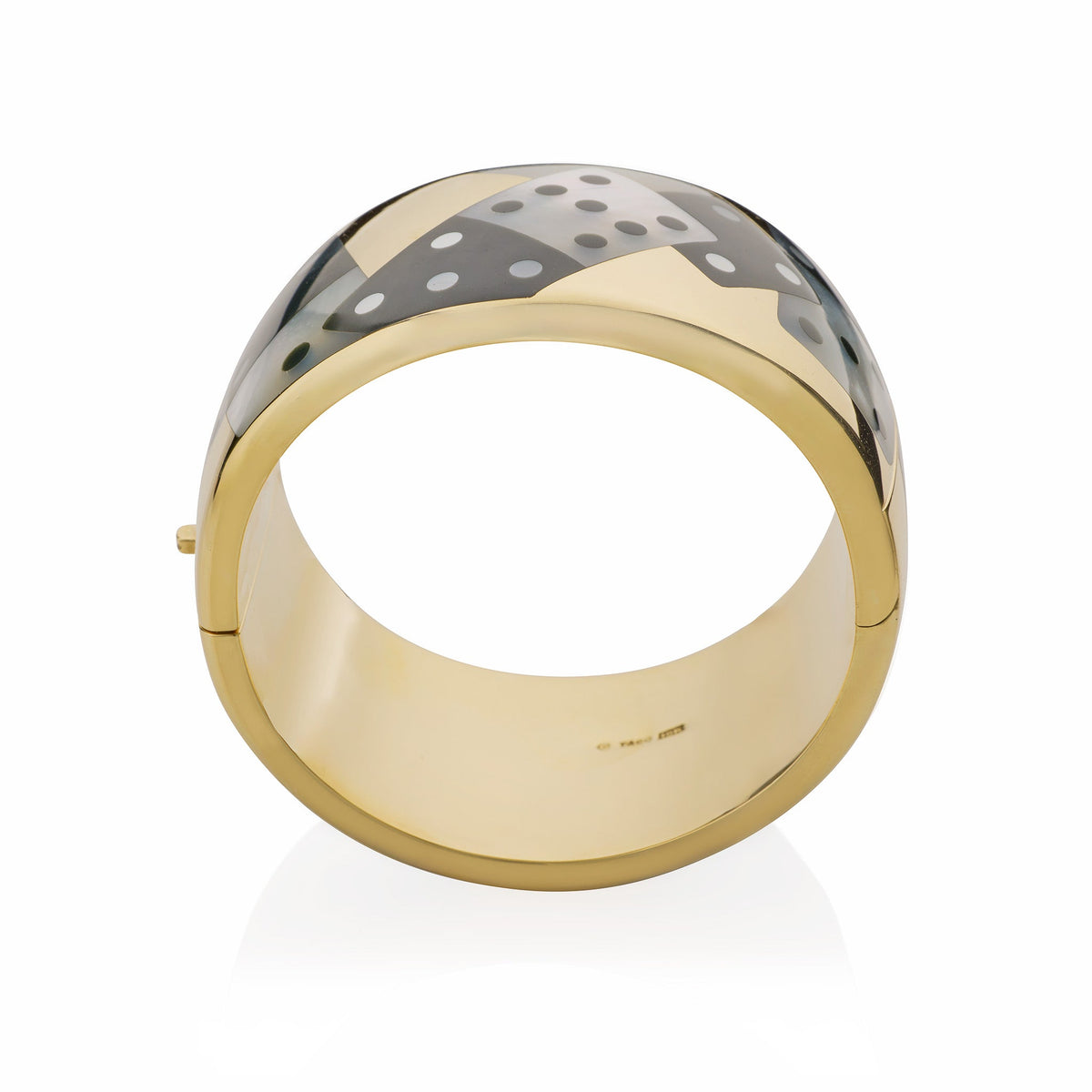Tiffany & Co. Black Jade and Mother-of-Pearl Dominoes Bracelet