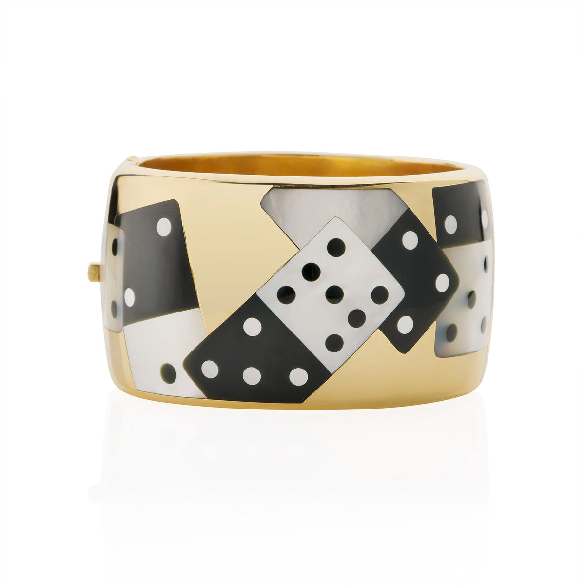 Tiffany & Co. Black Jade and Mother-of-Pearl Dominoes Bracelet
