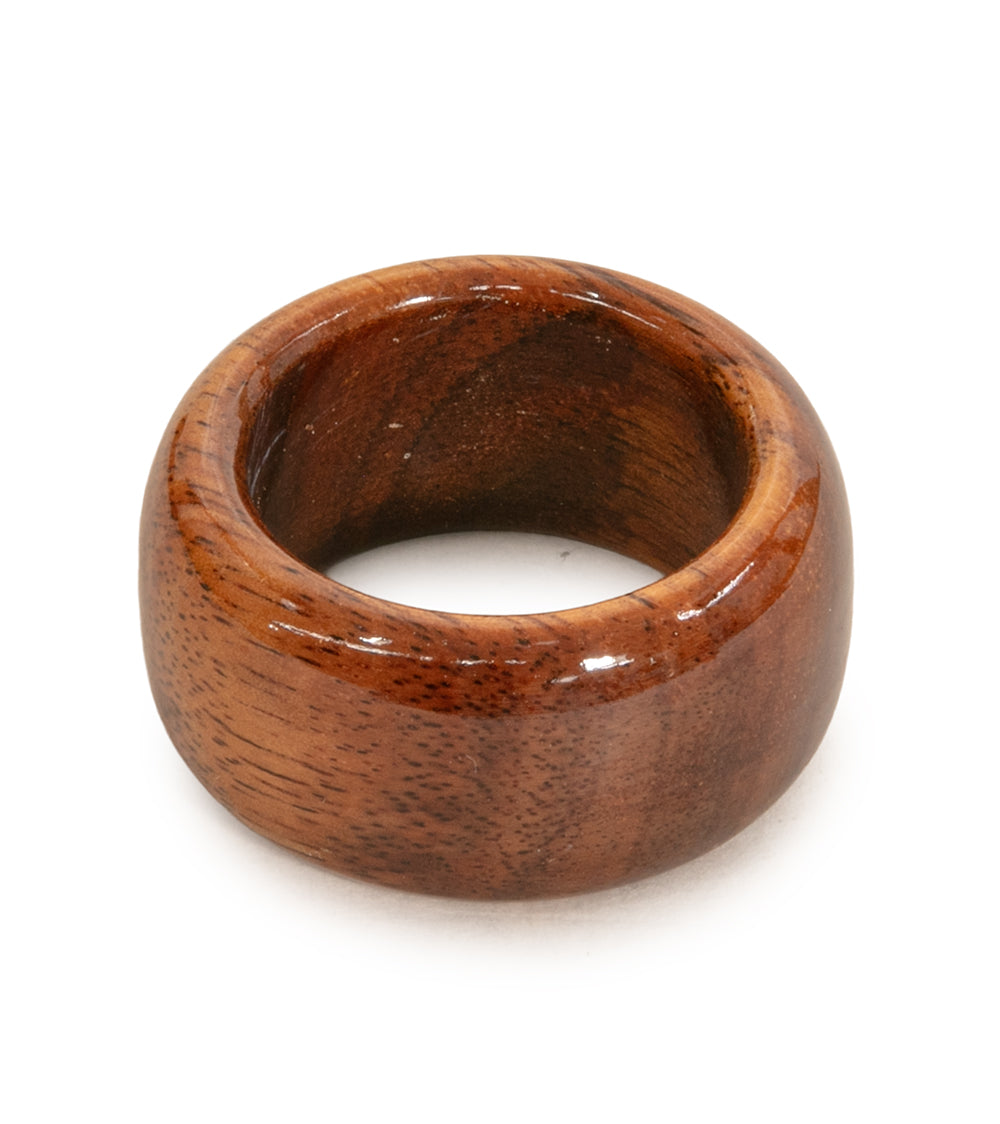 Small Koa Napkin Rings by Dale Dennison