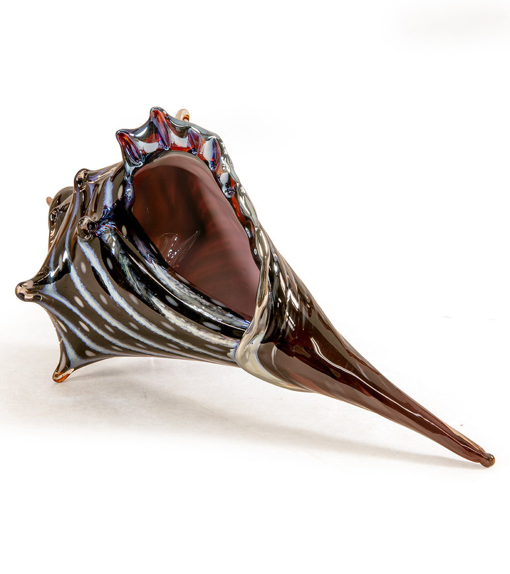 Glass "Conch Shell Purple" by Ben Silver