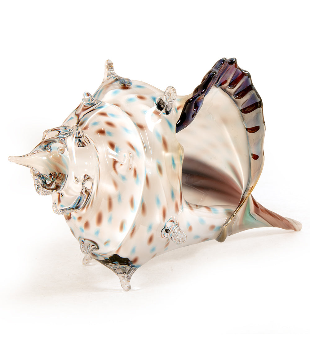 Glass "Conch Shell White" by Ben Silver