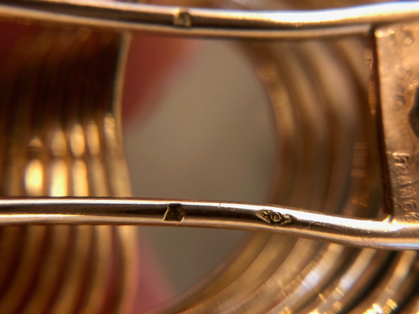 Cartier Paris Gold and Diamond Swirl Brooch