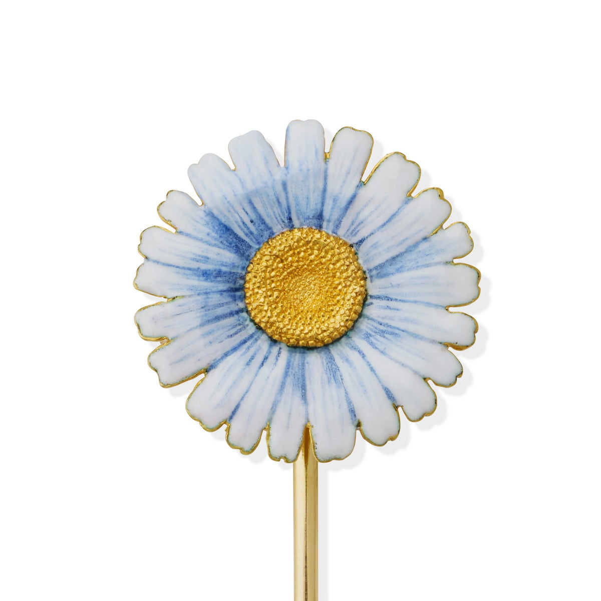 Tiffany & Co. Antique Enamel Daisy Stick Pin
