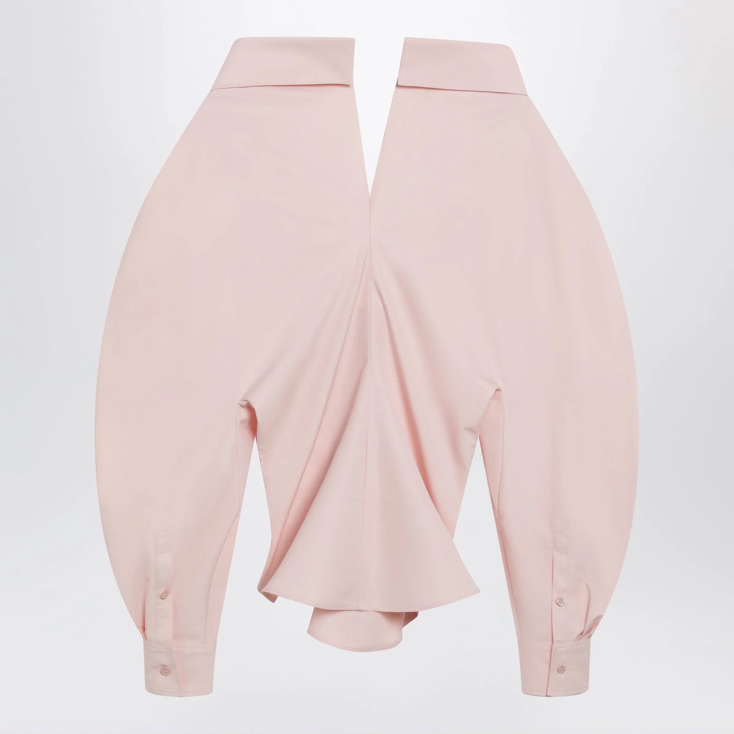 Givenchy - Pink cut-out poplin shirt