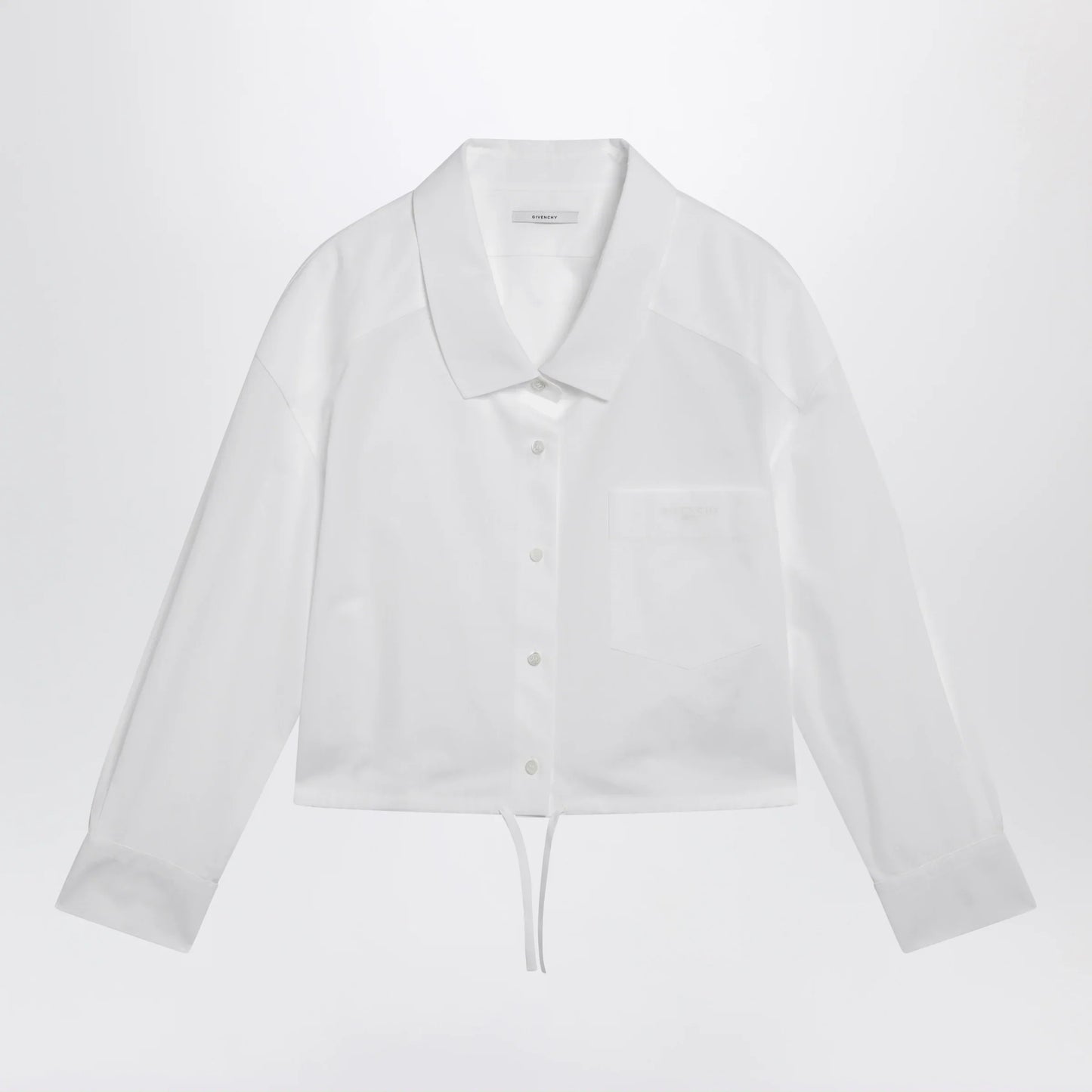 Givenchy - White short poplin shirt
