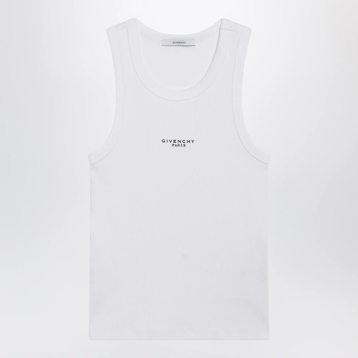 Givenchy - White slim-fit tank top with logo