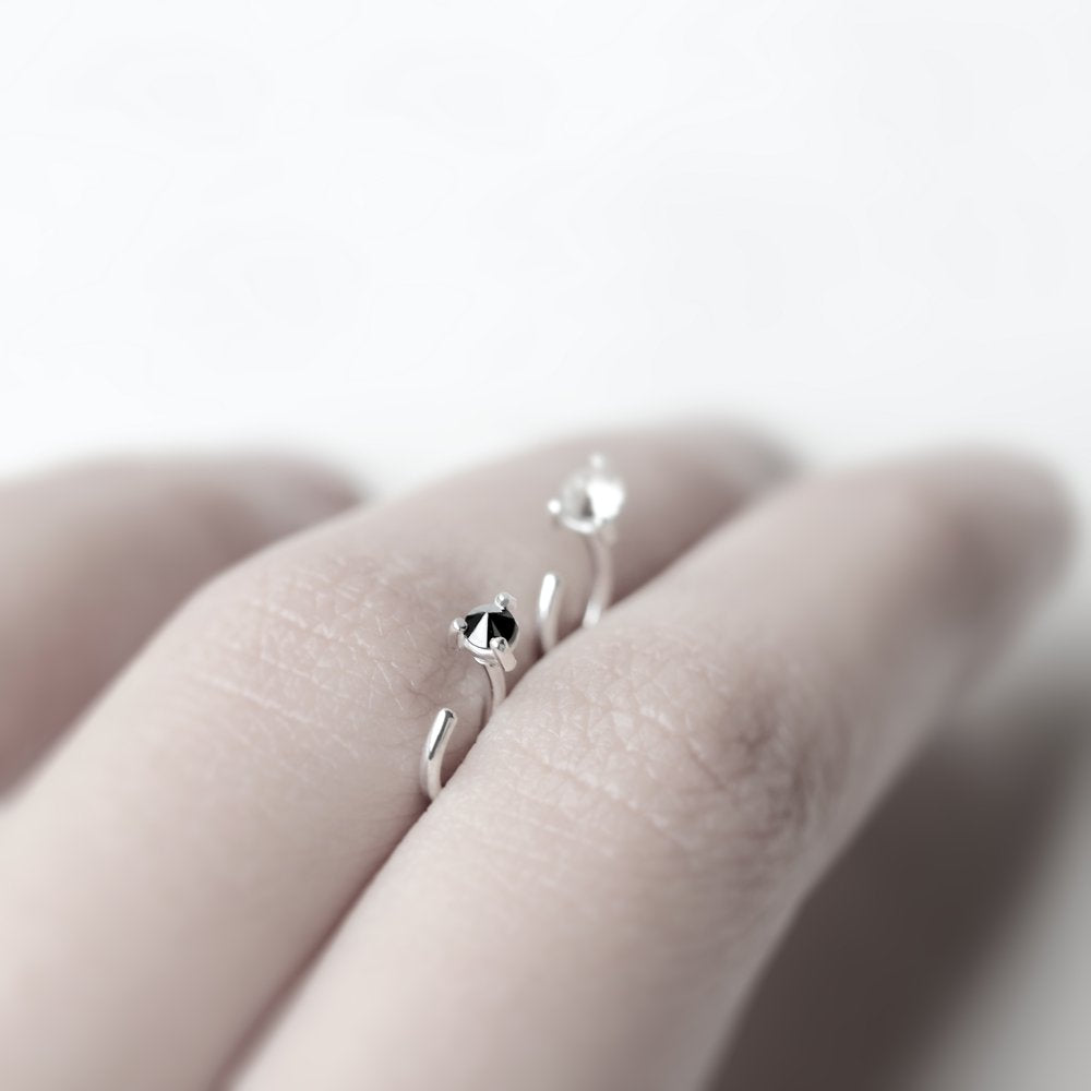 DIAMOND THORN EARRING
