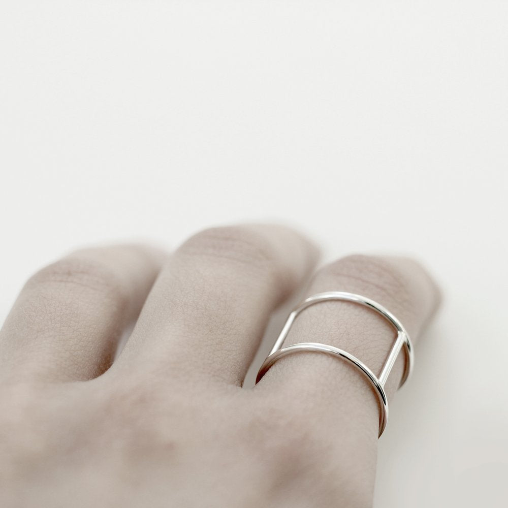 SILVER PERSONAL ARMOR 02 RING