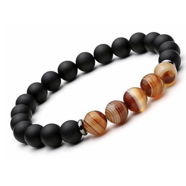 Agate Hematite Bracelets  - Balancing & Protection