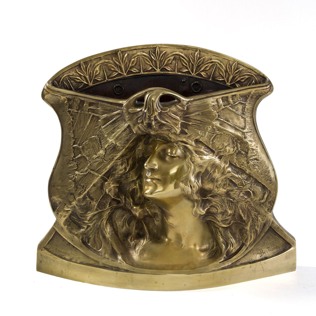 Paul-François Berthoud "Chrysalide" Bronze Planter