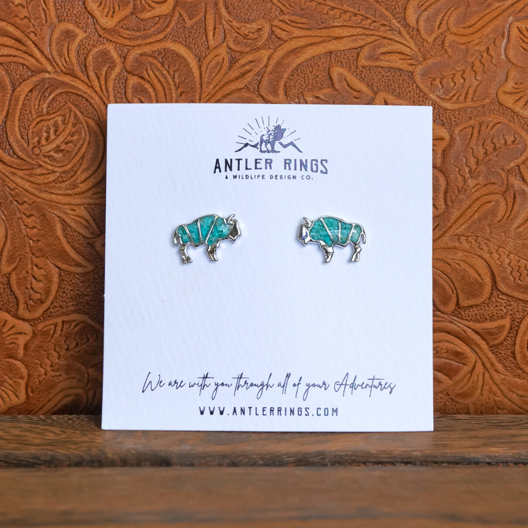 Bison Stud Earrings