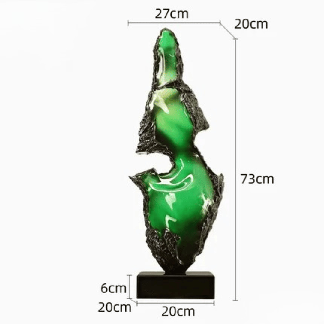 Large Abstract Resin Sculpture