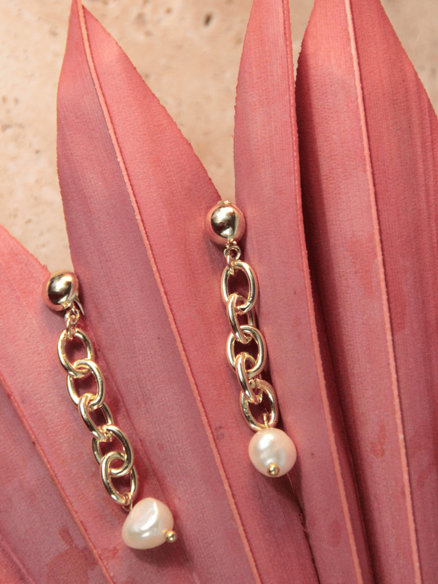 FERNANDA earrings - Chain dangling earrings