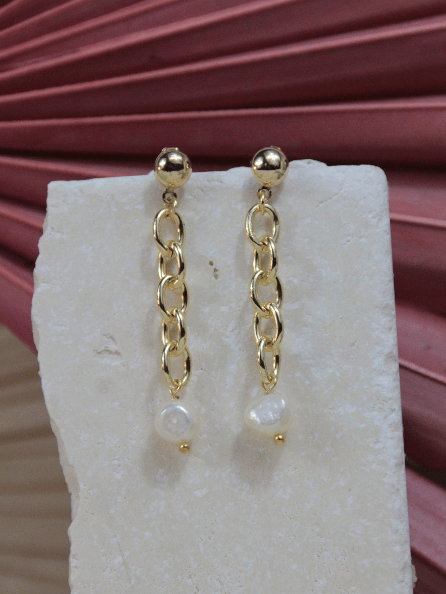 FERNANDA earrings - Chain dangling earrings