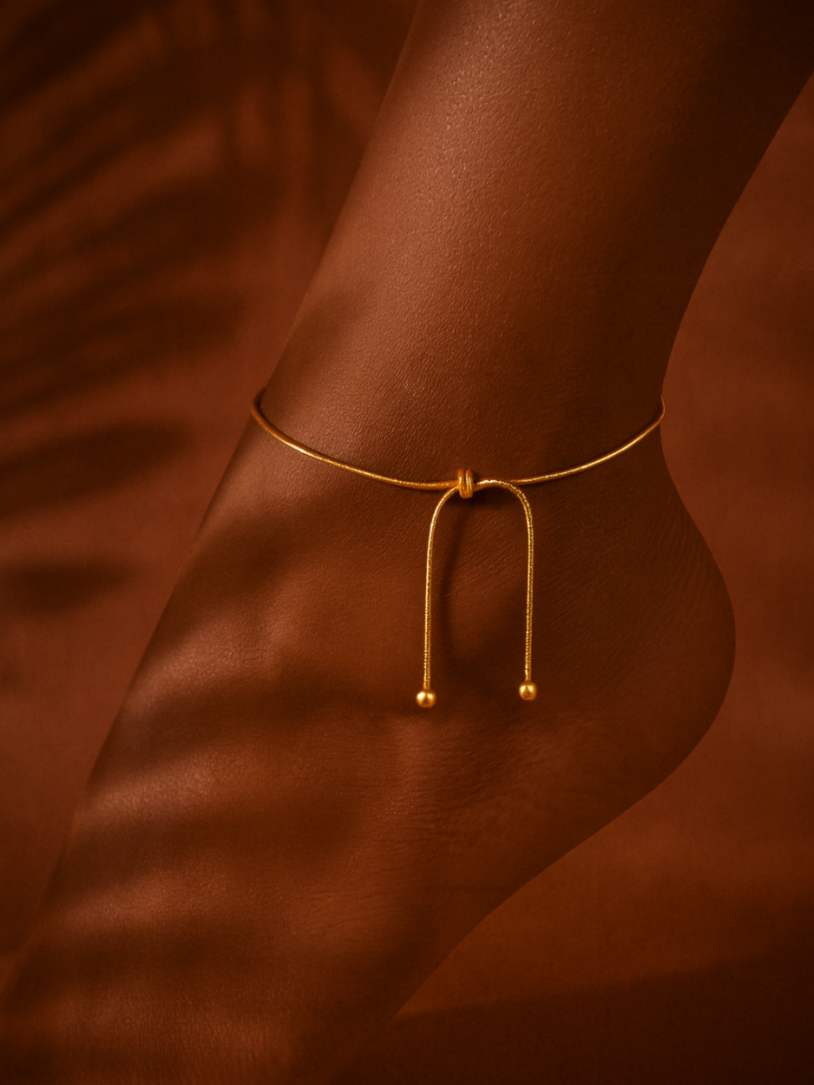 Bracelet de Cheville VAHINA – Élégance Minimaliste & Esprit Bohème