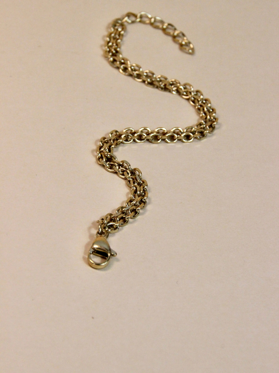 Demi bracelet - large mesh vintage French style