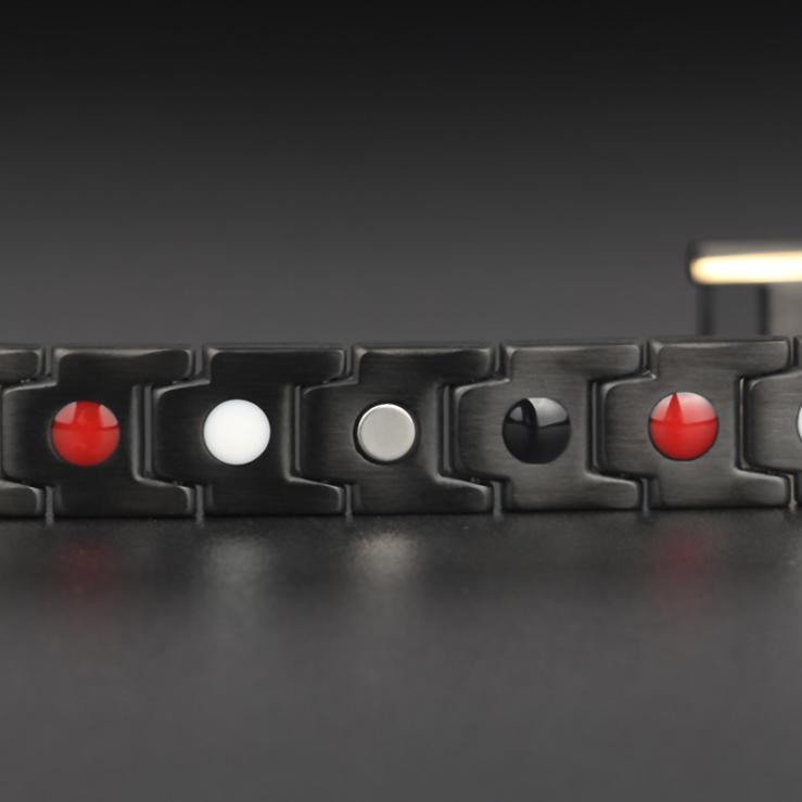 Mani Mantra Germanium Titanium Bracelet