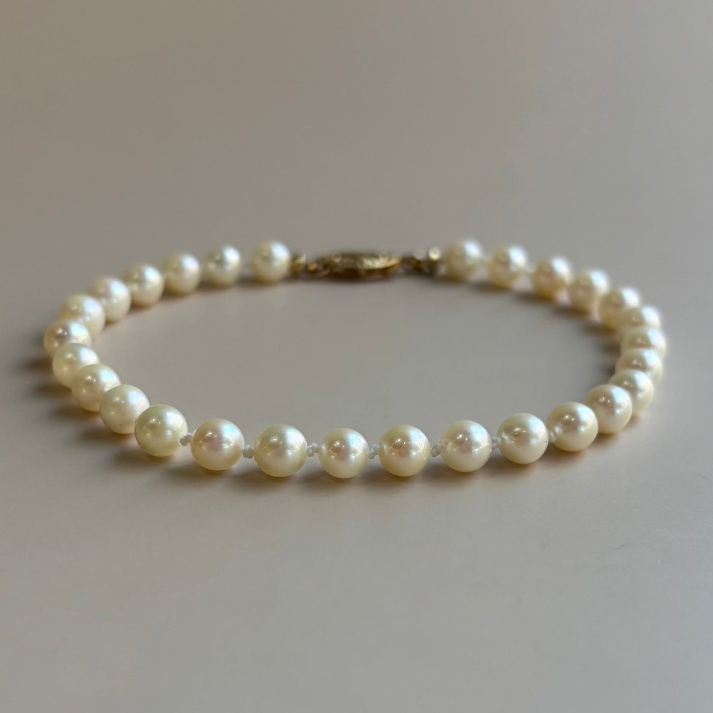 Freshwater Cultured Pearl Bracelet | 5mm | 14K Yellow Gold | 8"