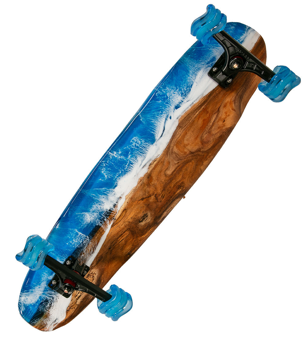 Koa-Resin Skateboard #044
