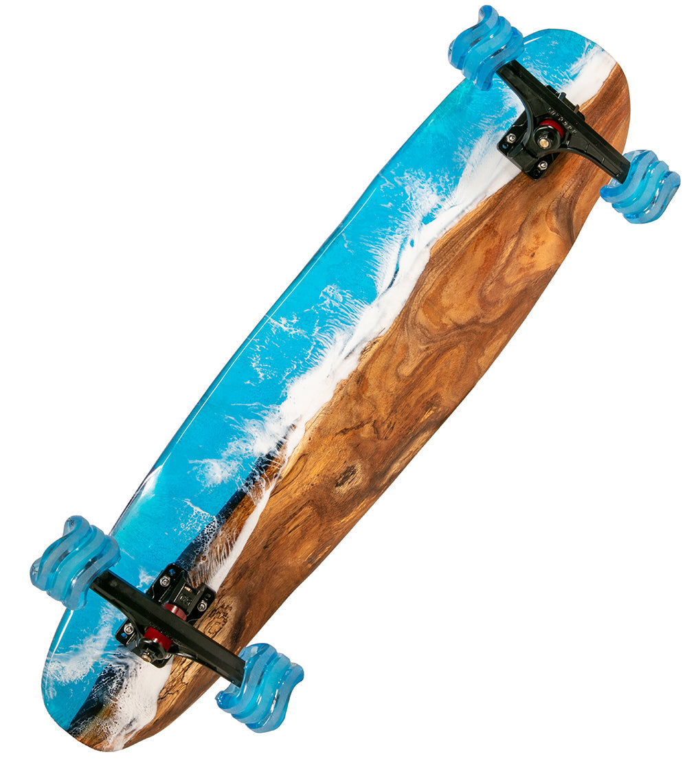 Koa-Resin Skateboard #044