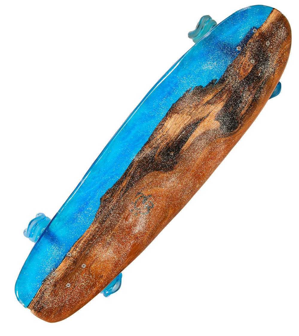 Koa-Resin Skateboard #045