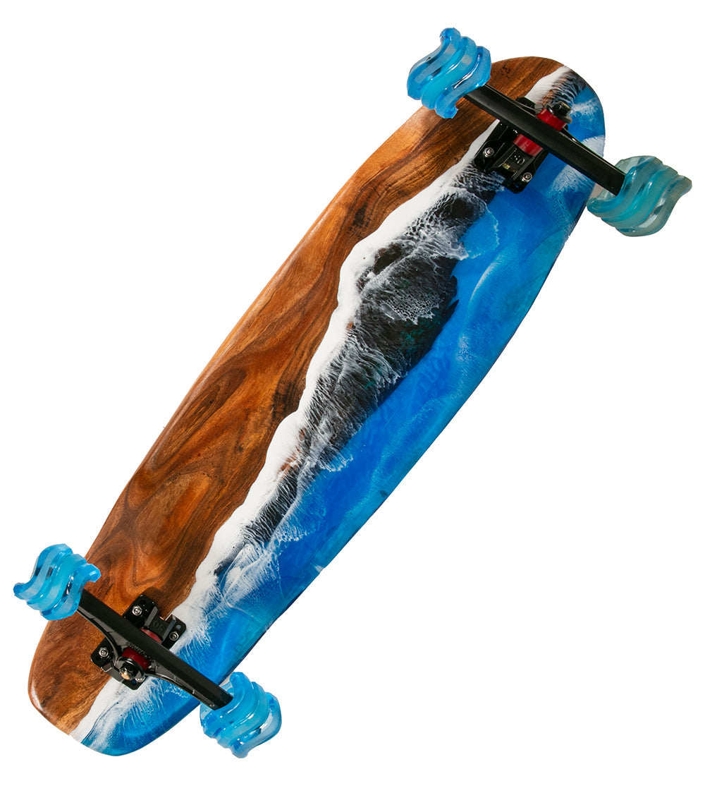 Koa-Resin Skateboard #045