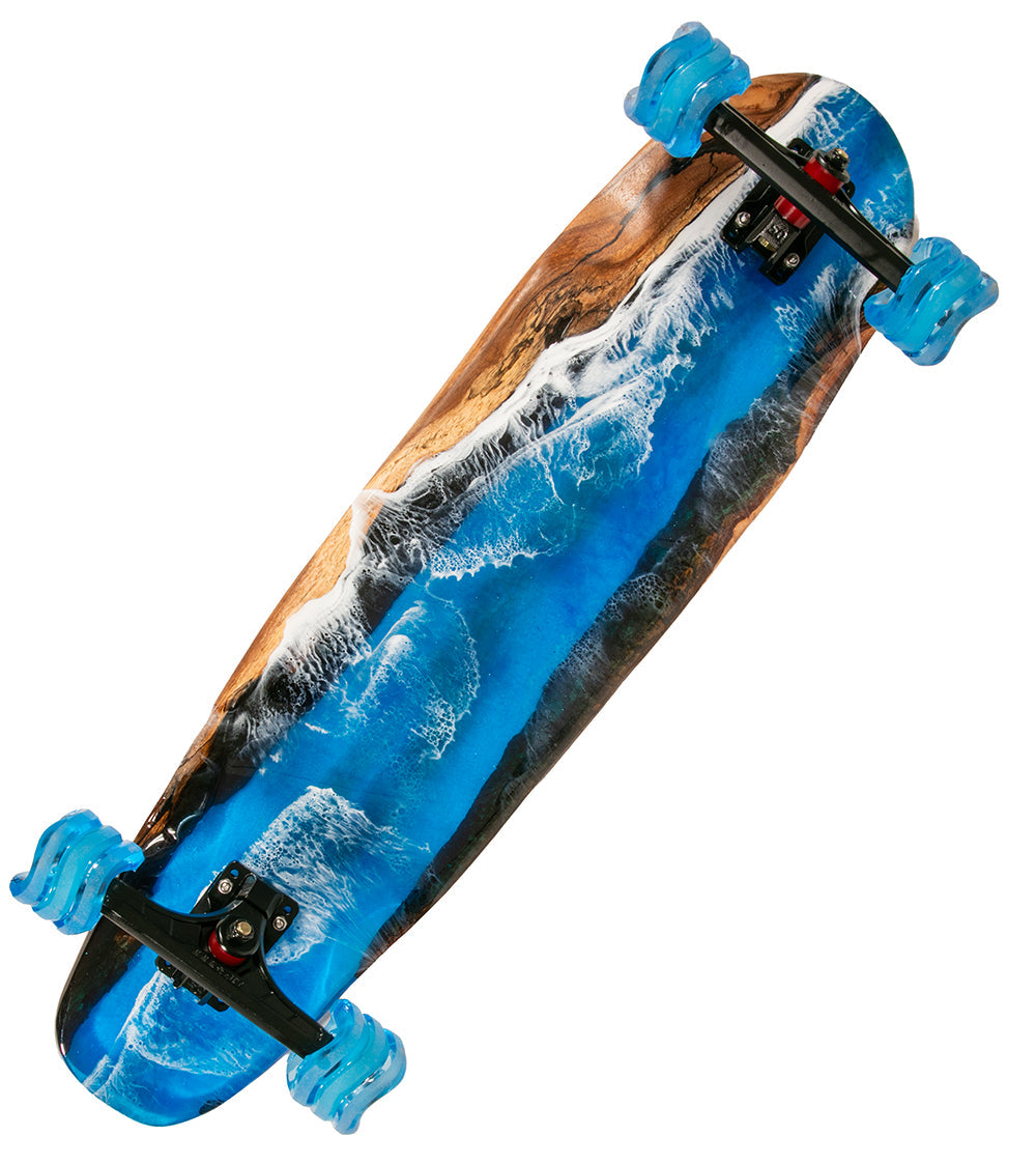Koa-Resin Skateboard #046
