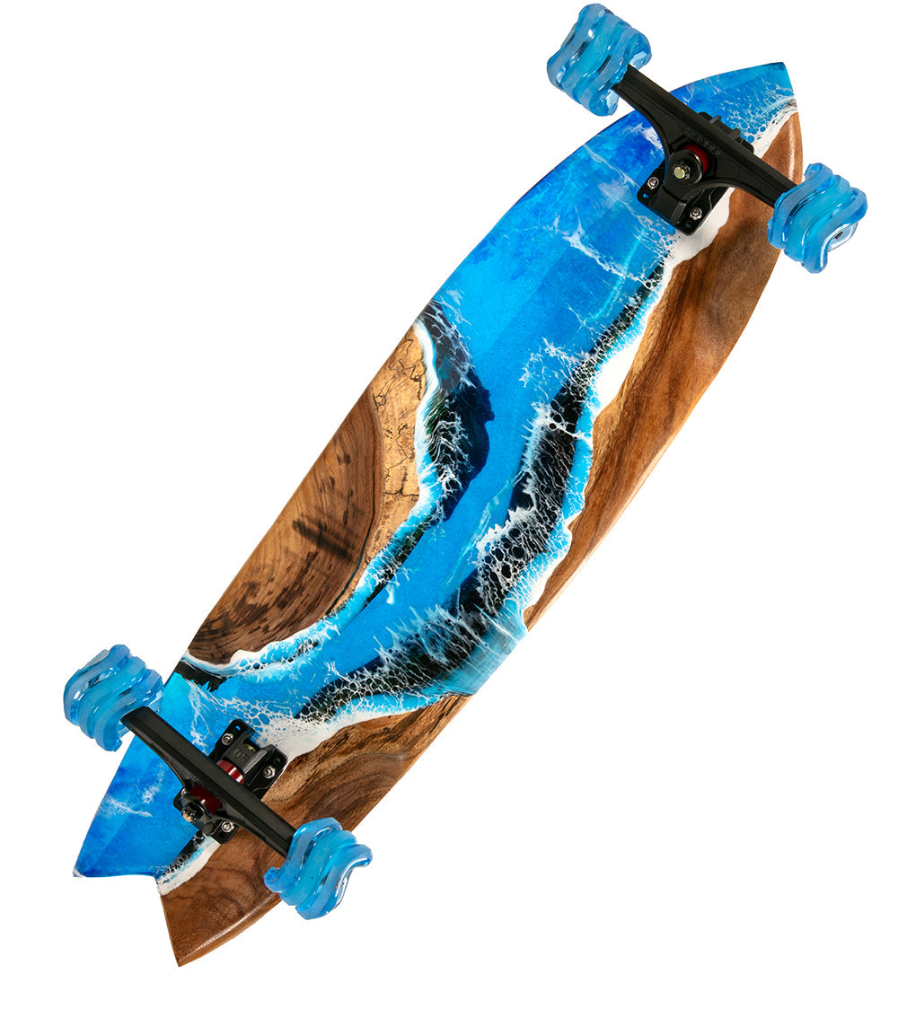 Koa-Resin Skateboard #047
