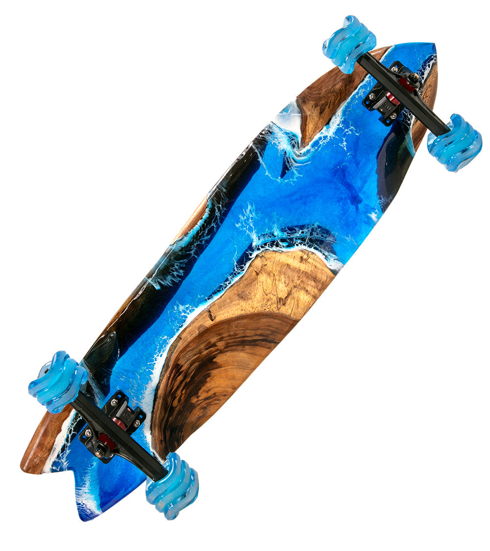 Koa-Resin Skateboard #048