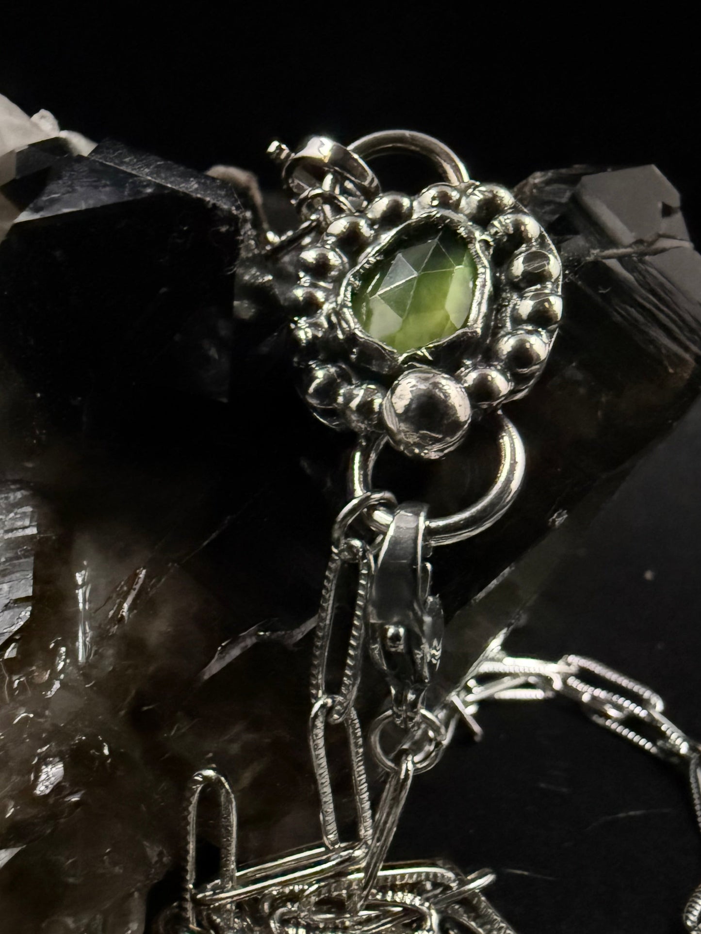 Slam Poetry Peridot Body Chain