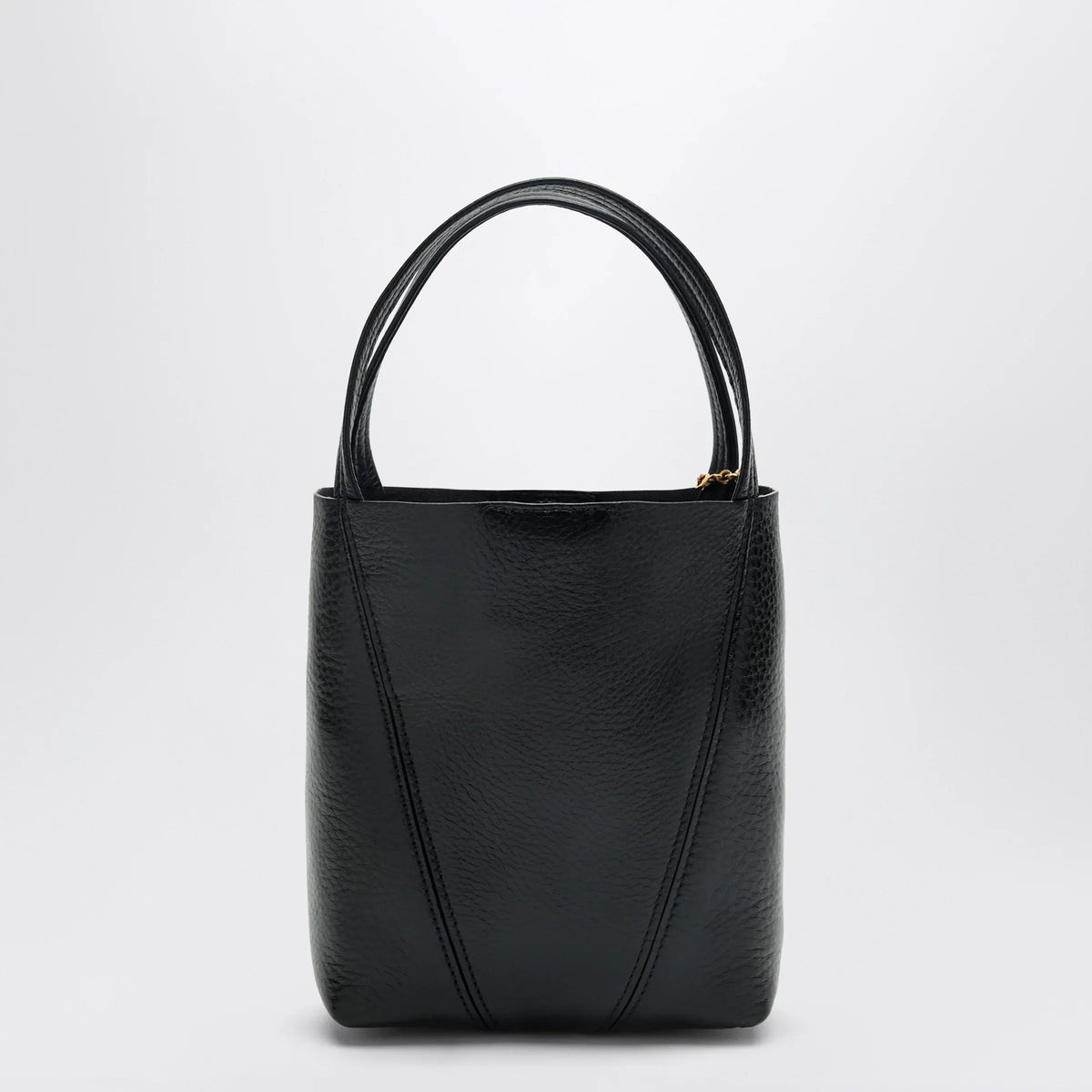 Chloé - Small Spin black leather tote bag