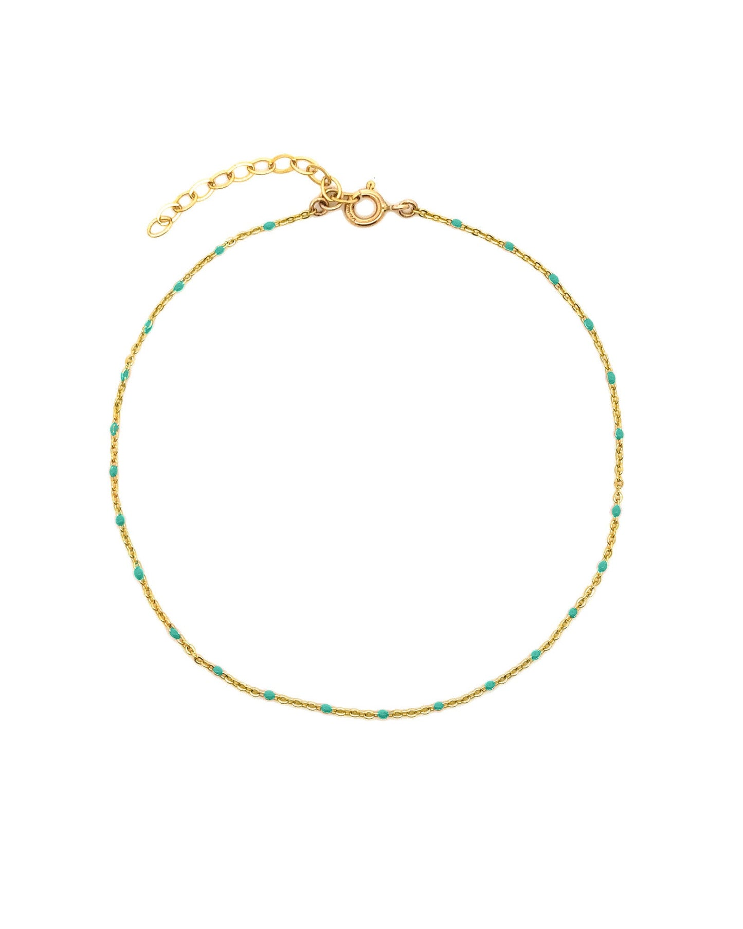 Enamel Chain Anklet
