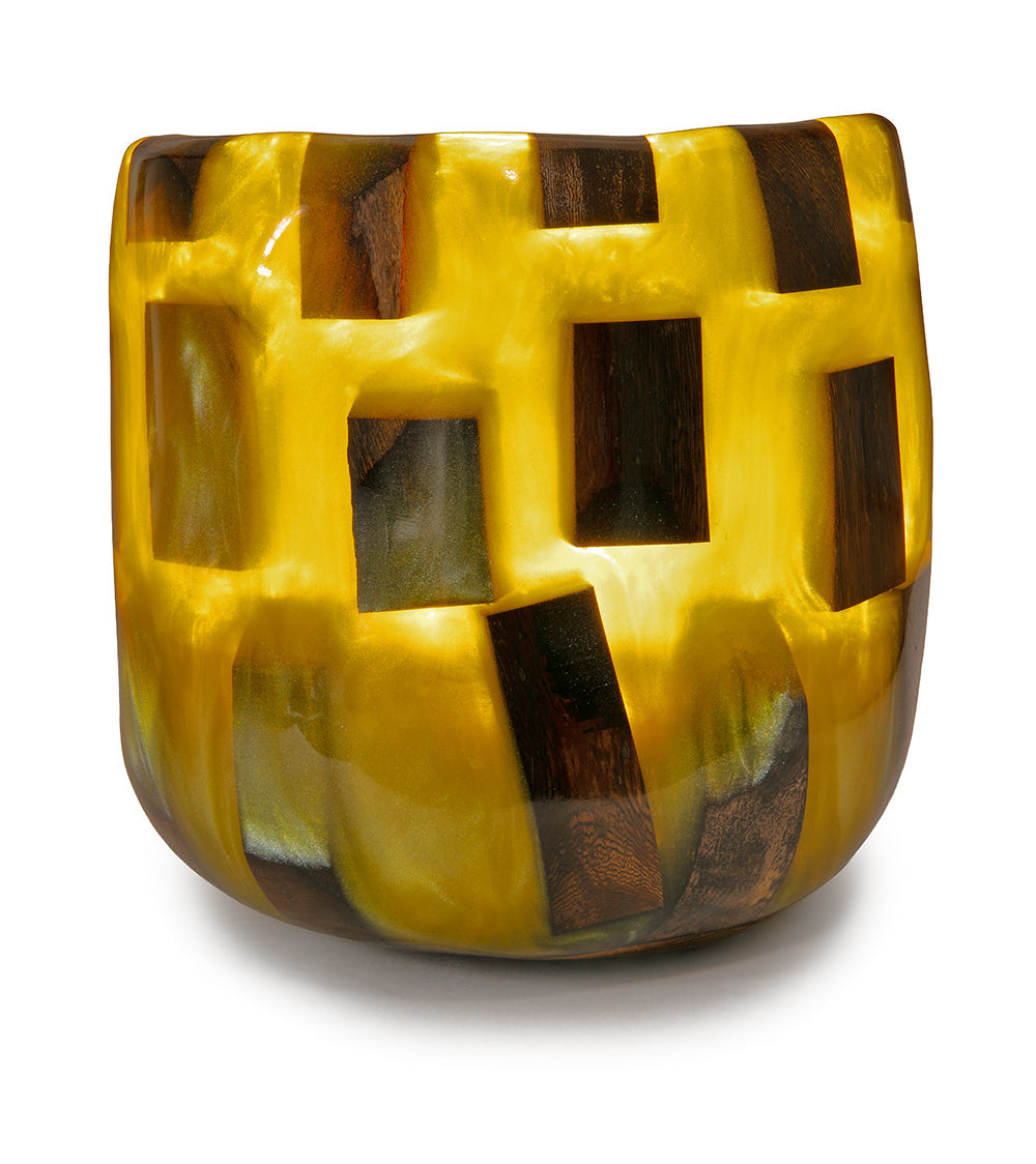 Carved Koa/Resin Vessel by Francisco Clemente